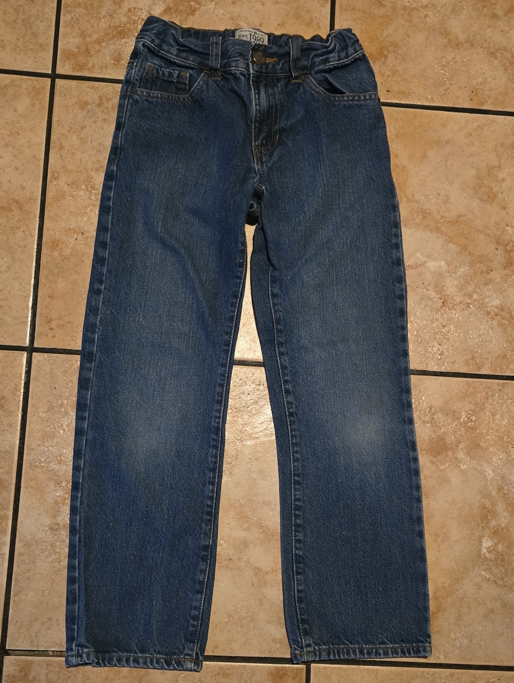 The Children's Place Dark Blue Straight-Leg Kids Jeans